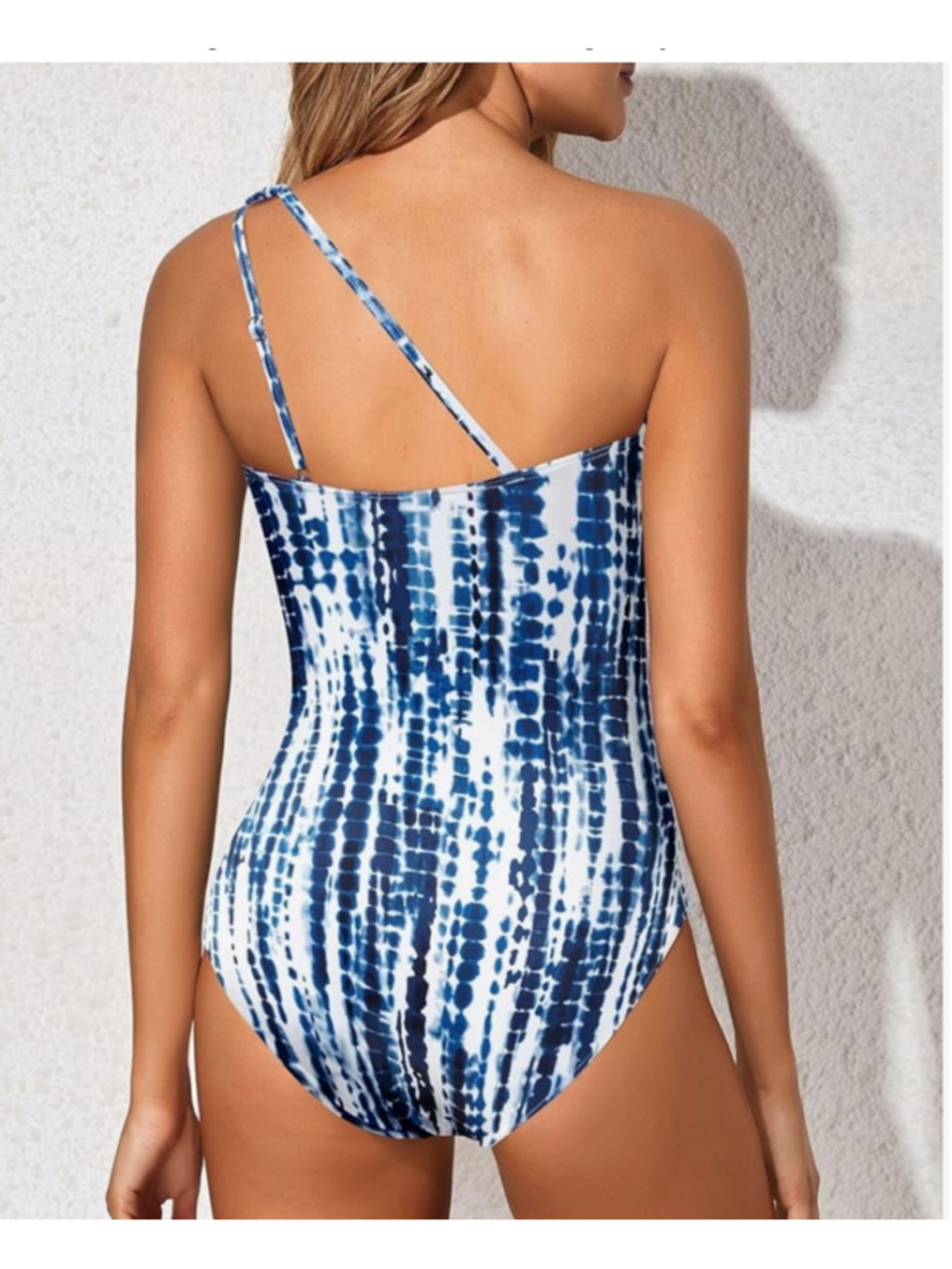 NWT Holipick One Shoulder One Piece Swimsuit Tummy Control Bathing Suits S - Picture 3 of 5
